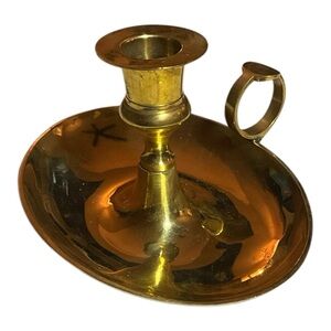 Vintage Brass Candle Holder